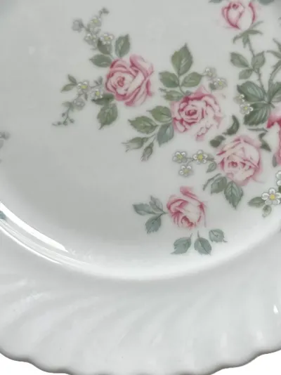 KAISER Essteller Klassisch Porzellan Rosen Blumenmuster Mehrfarbig 23cm