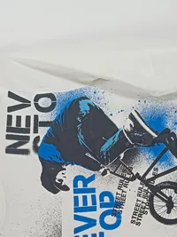 Download Langarmshirt Jungen Gr. 146/152 BMX Streetwear Weiß Baumwolle 3
