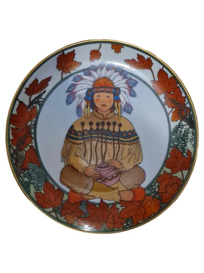 Villeroy & Boch Child of the U.S.A. Sammelteller Porzellan Kinder der Welt