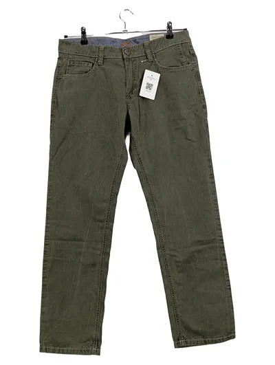 Camel Active Herren Jeans Slim Fit Gr. 32 Oliv Casual Hose