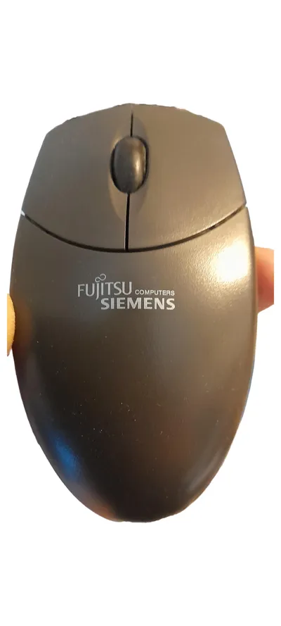 Fujitsu Siemens USB Computer Maus Grau Kabelgebunden PC Laptop