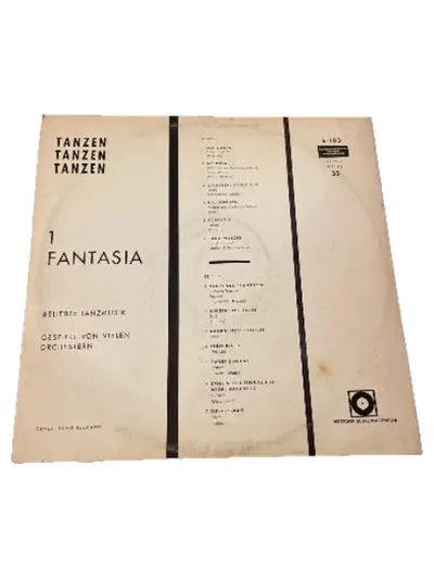 Tanzen Tanzen Tanzen 1 Fantasia Vinyl LP Deutscher Schallplattenclub Tanzmusik