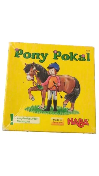 HABA Pony Pokal Gedächtnisspiel Memospiel Kinder ab 4 Jahre