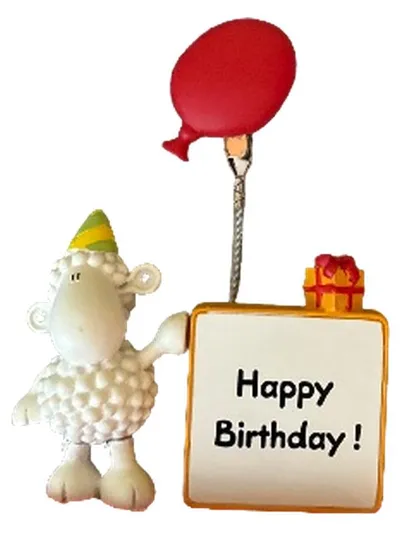 Sheepworld Partydeko Figur Happy Birthday Dekoration Mehrfarbig Charmant