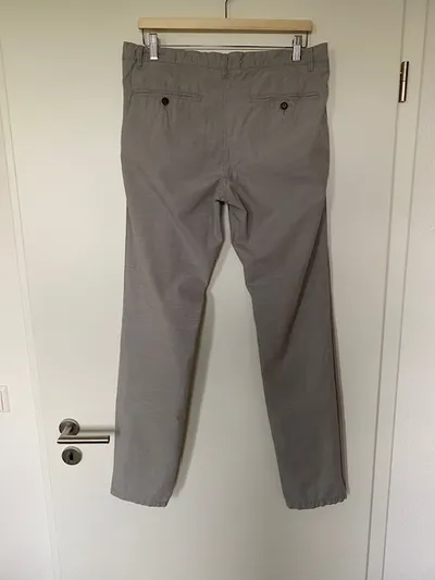 MEXX Herren Chino Hose Stoffhose Freizeithose Grau Größe 34 Casual