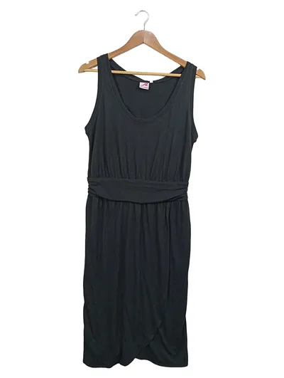 Maui Wowie Damen Freizeitkleid Gr. 38/M Schwarz Casual Viskose