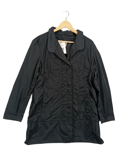 Betty Barclay Outdoor Damen Leichter Mantel Gr. 42 Schwarz Polyester