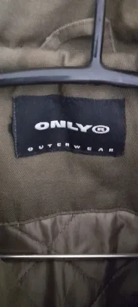 ONLY Damen Arbeitsjacke Gr. S Oliv Praktisch Baumwolle 6