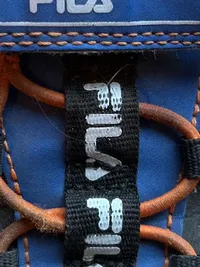 FILA Kinder Sandalen Klettverschluss Blau Gr. 24 Outdoor Sportlich Logo 4