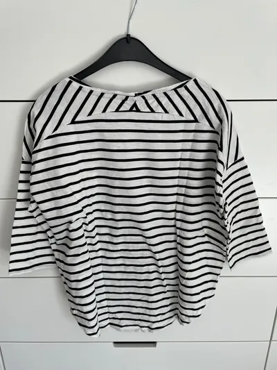 Catwalk Junkie Damen Langarmshirt gestreift Gr. 36/S Casual Baumwolle