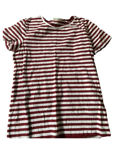 minimum Damen T-Shirt Gestreift Mehrfarbig Gr. 36/S Casual Baumwolle