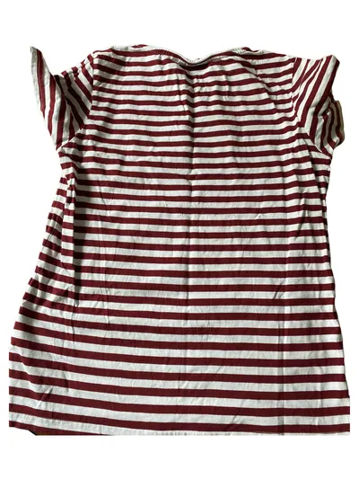 minimum Damen T-Shirt Gestreift Mehrfarbig Gr. 36/S Casual Baumwolle
