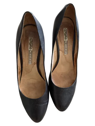 Buffalo London Pumps Schuhe Damen Größe 37 Schwarz Klassisch Elegant