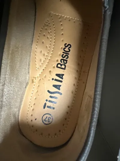 TISSAIA Damen Slipper Gr. 37 Braun Casual Halbschuhe