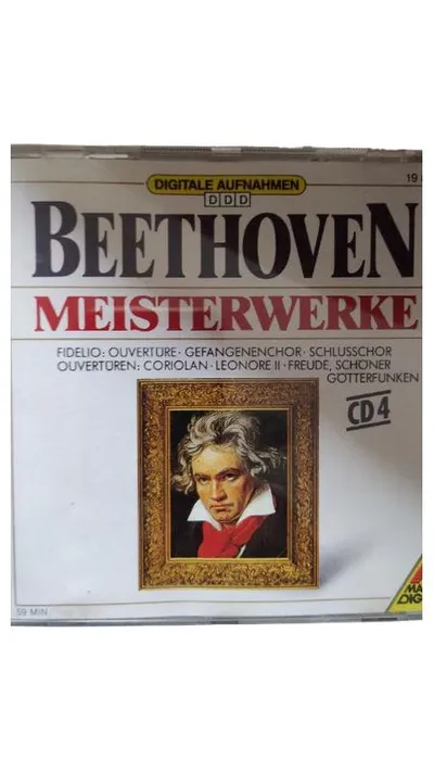 Beethoven Meisterwerke CD 4 – Klassische Musik Digitale Aufnahmen DDD
