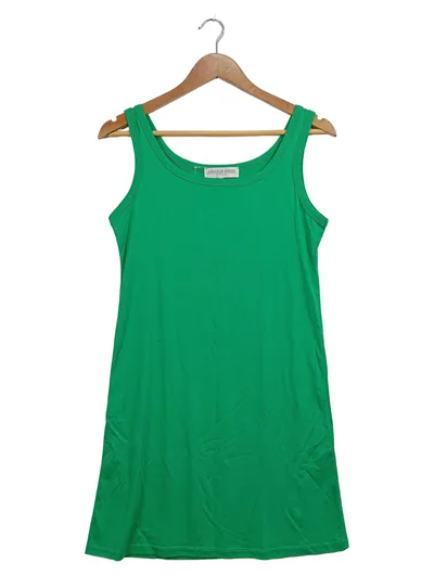 Joachim Bosse Damen Top Ärmellos Grün Gr. 40/L Casual Viskose Freizeit