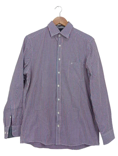 Casa Moda Herren Business Hemd 48/M Mehrfarbig Kariert Langarm