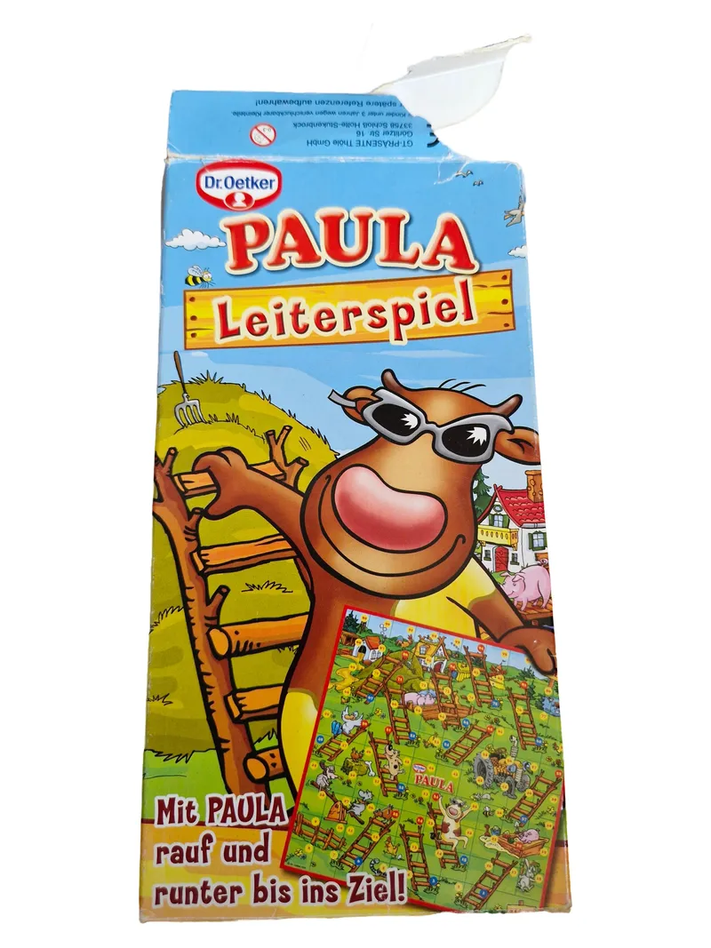 Dr. Oetker Paula Leiternspiel Würfelspiel Kinderspiel Brettspiel Familie 1