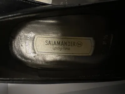 Salamander Lady-line Pumps Damen Elegant Schwarz Leder Gr. 35.5
