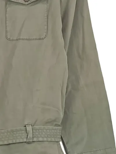 Marc O'Polo Damen Arbeitsoverall Gr. 38 M Oliv Praktisch Baumwolle Leinen