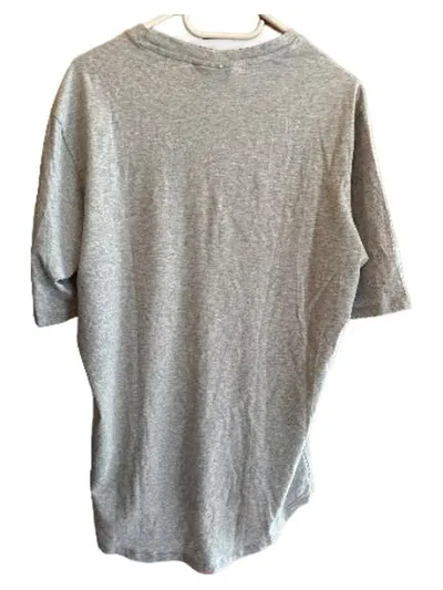 BALR. Herren T-Shirt Grau XL Logo-Print Streetwear Kurzarm Baumwolle