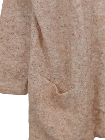 BON'A PARTE Damen Strickjacke Gr. 38/M Rosa Casual Wolle Mohair