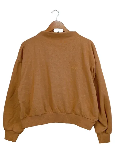Mazine Pullover Damen Gr. 38 Braun Casual Langarm