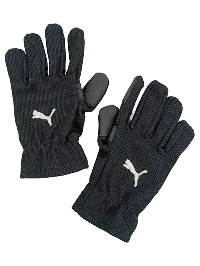 PUMA Kinder Sporthandschuhe Schwarz Gr. 6 Fußball Handschuhe Winter