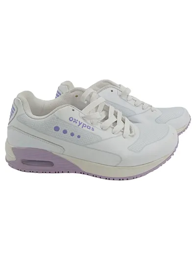 Oxypas Damen Sneaker Low Gr. 40 Weiß Sportlich Freizeitschuh