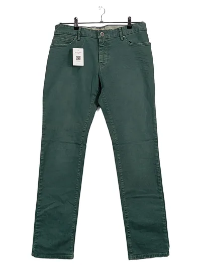 Boss Orange Herren Jeans Slim Fit W34 Grün Casual