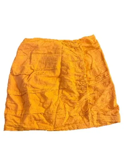 ASOS Design Damen Minirock Orange Asymmetrisch Gr. 38 M 5