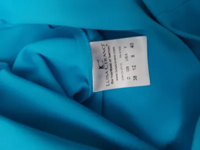 Luisa Cerano Damen Freizeitkleid Türkis Gr. 38 Modern Viskose
