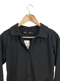 Bonprix Collection Damen Freizeitkleid Gr. 36/38 S Schwarz Casual 3