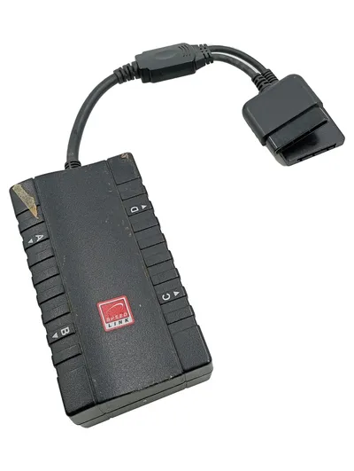 Speedlink Multitap Adapter 4-fach Controller Switch PS2 PlayStation 2 Schwarz
