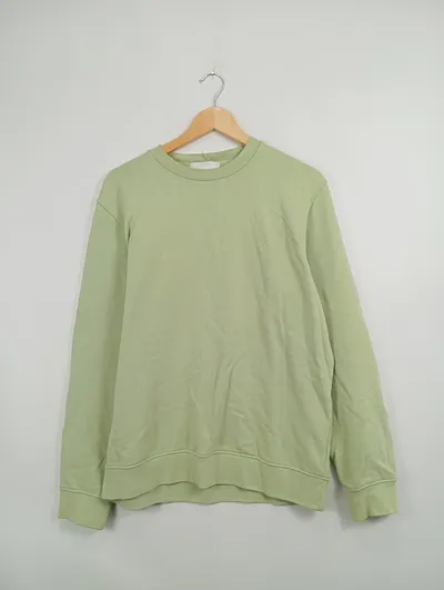 ARMEDANGELS Herren Sweatshirt Pullover M Grün Casual Baumwolle