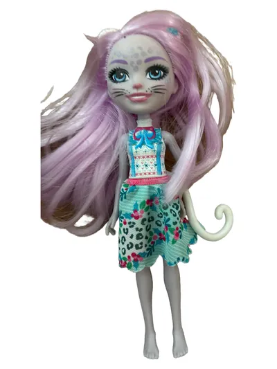 Mattel Enchanta-Kätzchen-Puppe Spielfigur Katze Mehrfarbig
