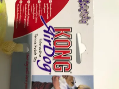 KONG AirDog Tennisbälle Katzenspielzeug 3er Pack Gelb Quietscher Spielball