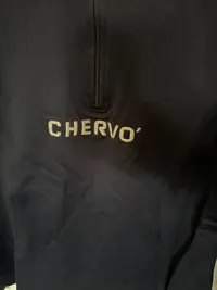 Chervò Damen Sweatjacke Gr. 42/XL Blau Sportlich Logo Reißverschluss 4