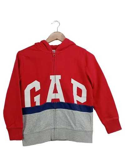 Gap Kids Kapuzenpullover mit Reißverschluss Kinder Gr. 128 Mehrfarbig