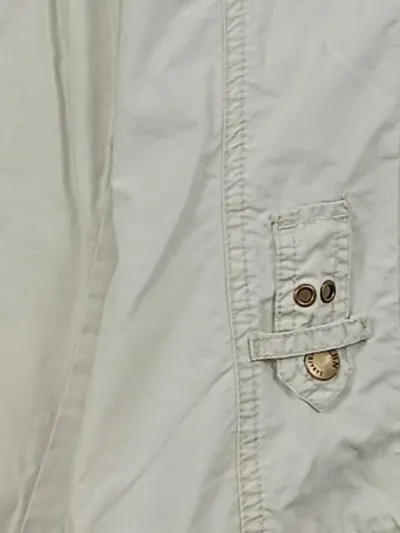 ZABAIONE Damen Leichte Jacke Gr. 36/S Beige Baumwolle Casual Übergang
