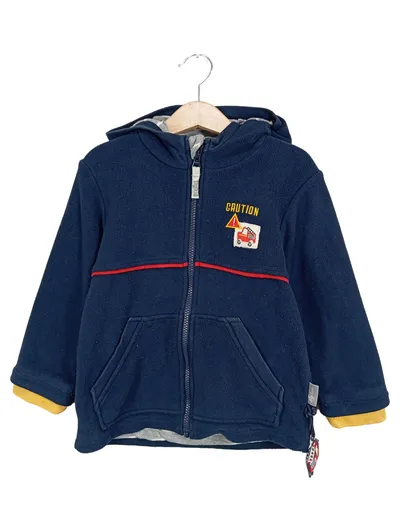 sigikid Kinder Fleecejacke Gr. 110 Blau Casual Kapuze