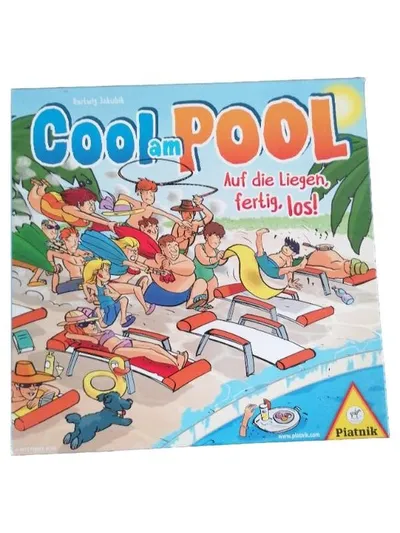 Piatnik Cool am Pool Brettspiel Familienspiel Würfelspiel Reaktionsspiel ab 6 J.