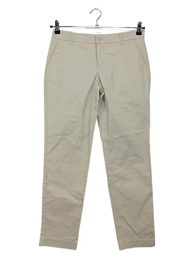 Stefanel Damen Stoffhose Gr. 34 Beige Casual