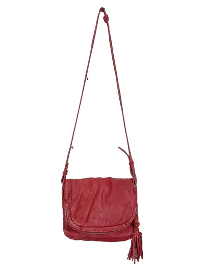 Liebeskind Berlin Damen Umhängetasche Leder Rot Casual
