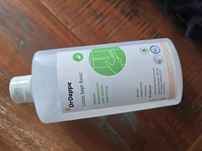 DrDeppe Lotio Sept Basic Handdesinfektion Händewaschung 500ml Transparent