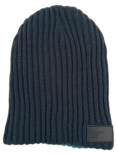 Bench Mütze Herren Beanie Rippstrick Blau Größe rozmiar