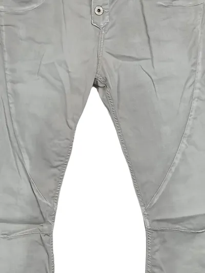 Please Jeans Herren Slim Fit Hose Grau L W33 Boyfriend Style