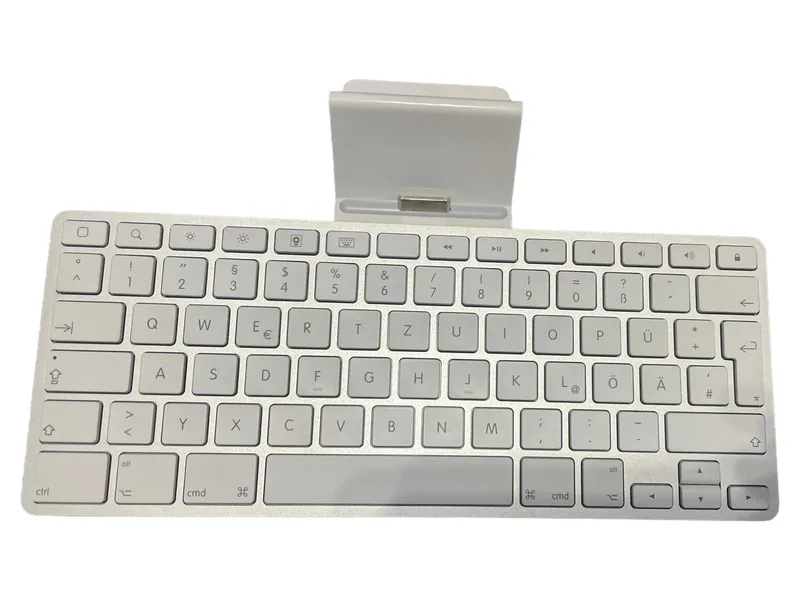 Apple A1359 Kabelgebundene Tastatur mit Dock für Tablet Weiß 1