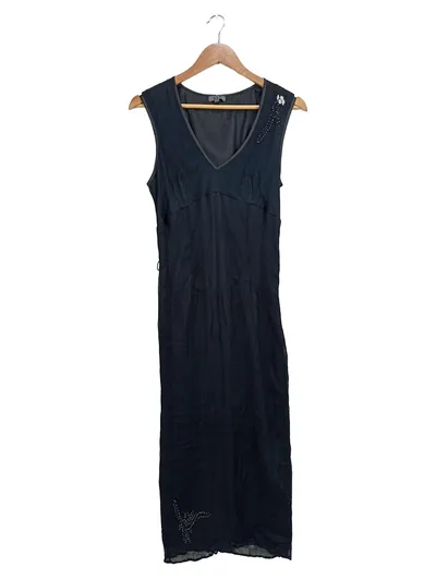 BZR Damen Festliches Kleid Gr. 44;XXL Viskose Blau Elegant