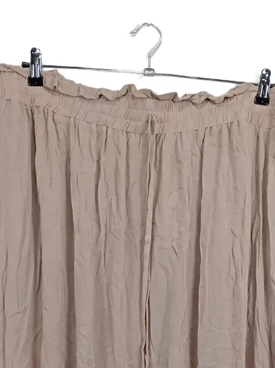EMERY ROSE Damen A-Linienrock 50/5XL Beige Casual Maxirock Viskose